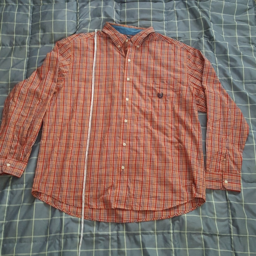 Men's Chaps button down long sleeve shirt